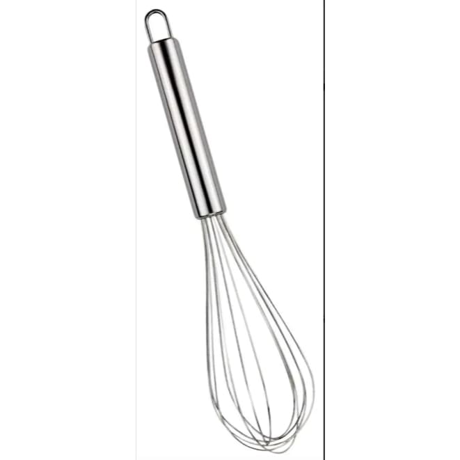 Fuet Batedor De Ovos / Fue Massas Bolo Em Inox - 29cm TopUtil TOP0758