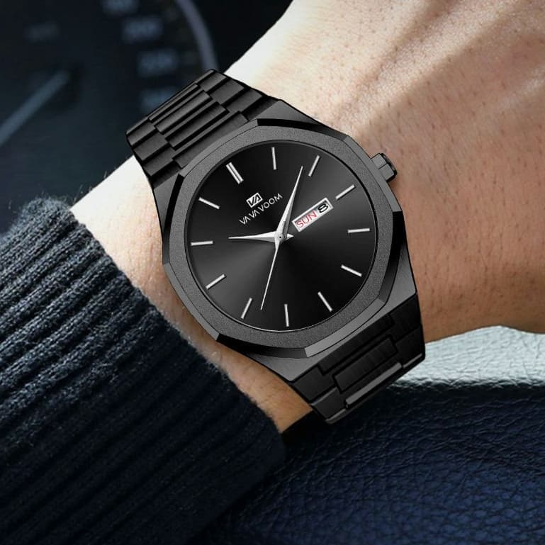 Relógios Homens Marca Original Ponteiro Luminoso De Aço Inoxidável À Prova D'água Casual Business Sports Quartz Analog