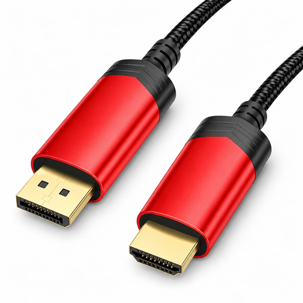 Cabo Displayport Para Hdmi 5m Blindado Cabo Dp Hdmi 5 Metros