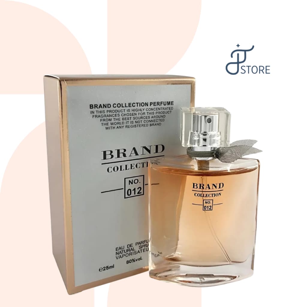 Perfume Importado Brand Collection (012) Floral Frutado Gourmand Alta Fixação Noite Feminino 25ml