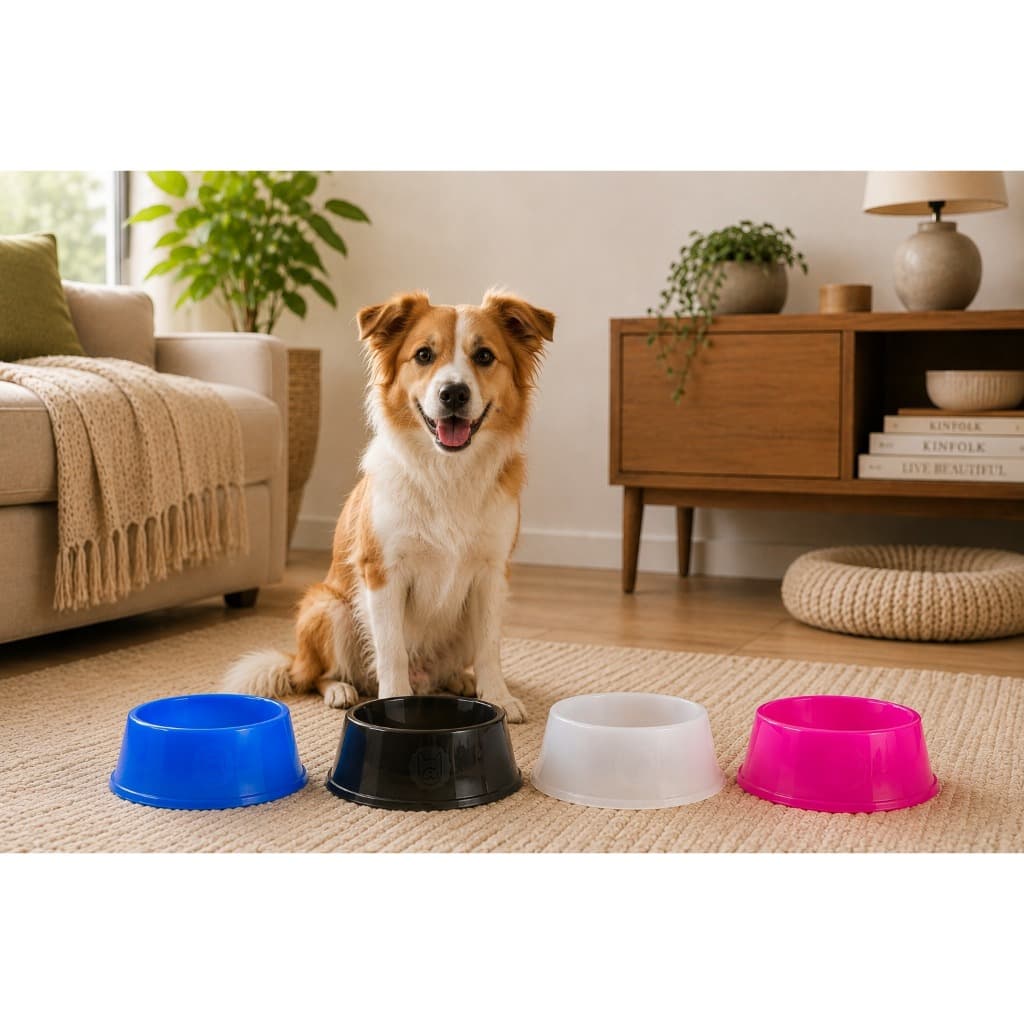 Comedouro ou Bebedouro para Ração ou Água Tamanho M 750ml para Cães de Porte Médio Cores BPA Free