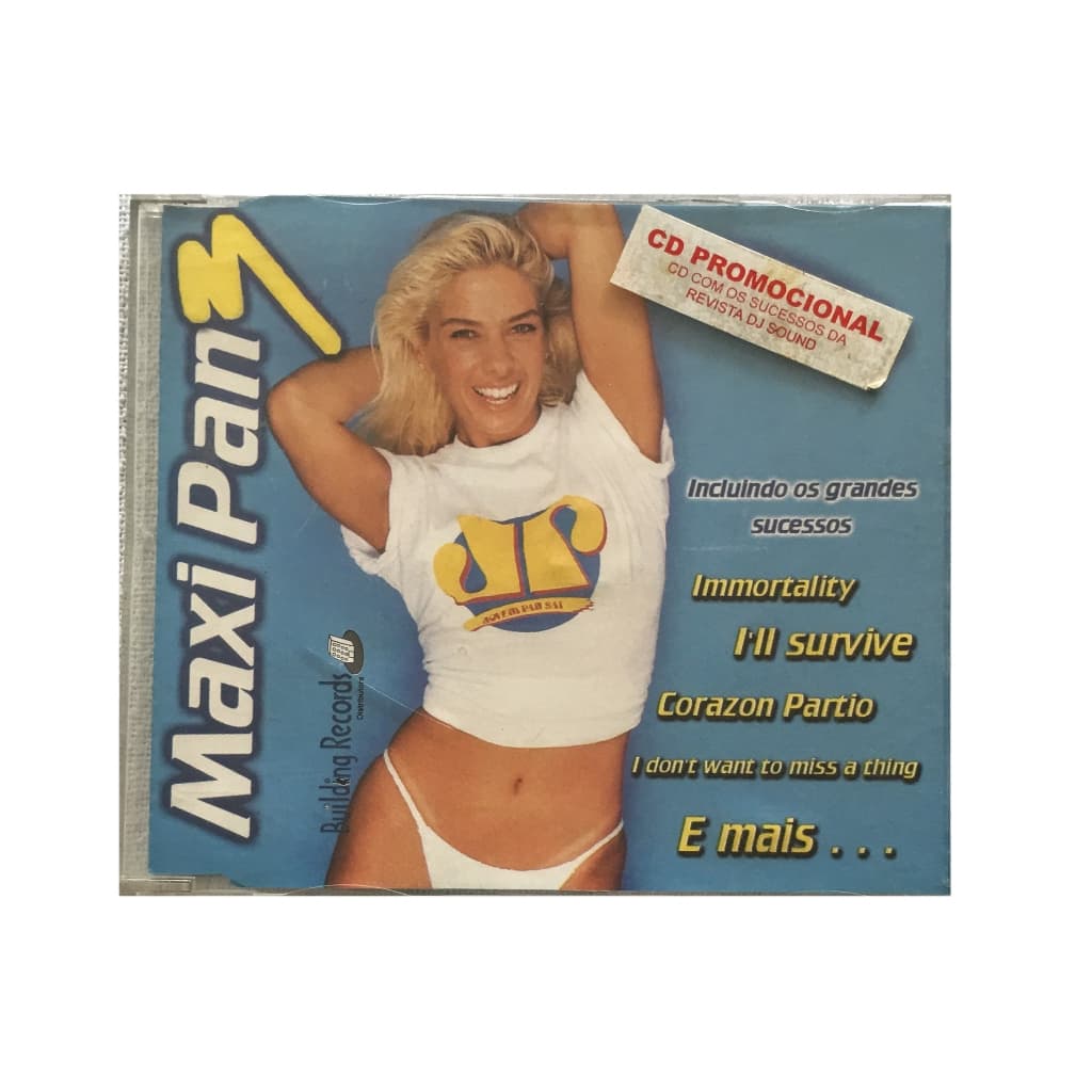 Cd – Coletânea internacional – Maxi Pan 3 (Revista DJ Sound)