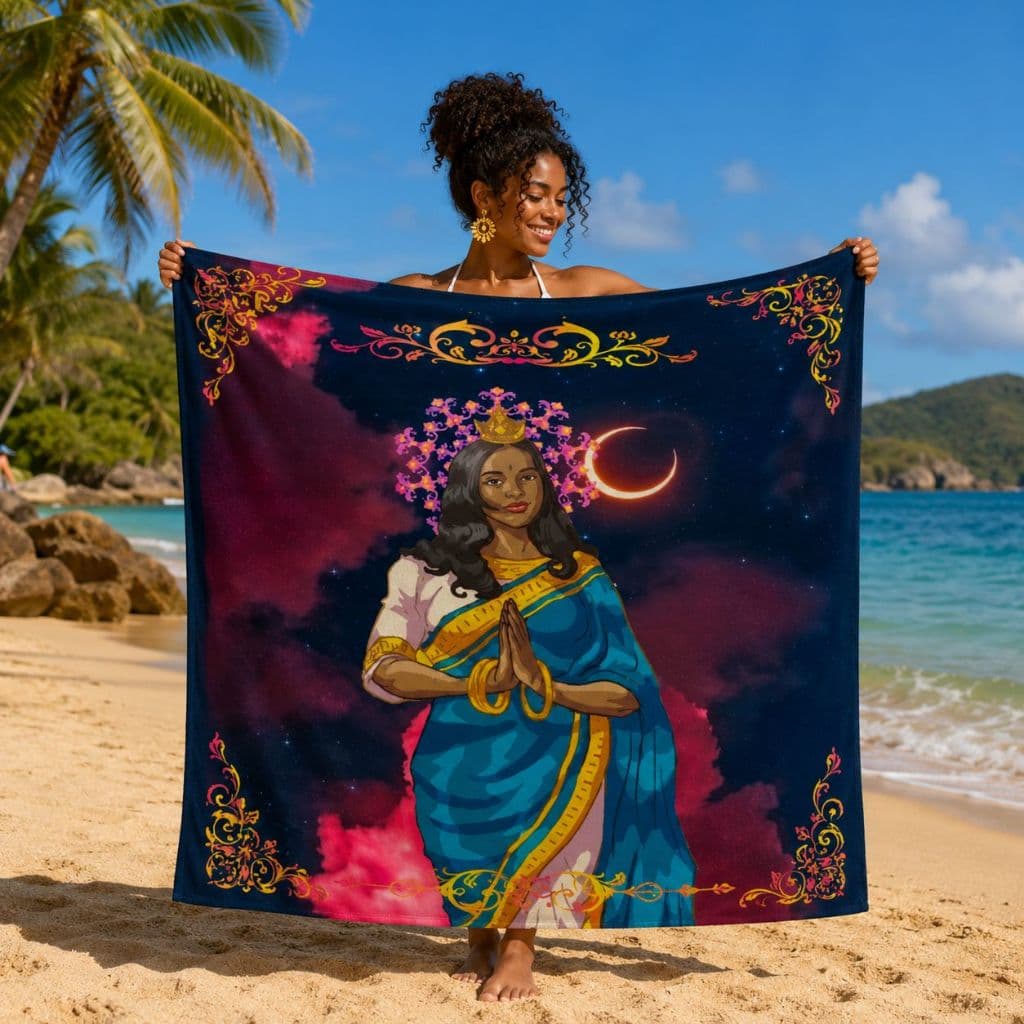 Canga Exclusiva Afro Religiosa – Estilo, Fé e Ancestralidade 1,48x1