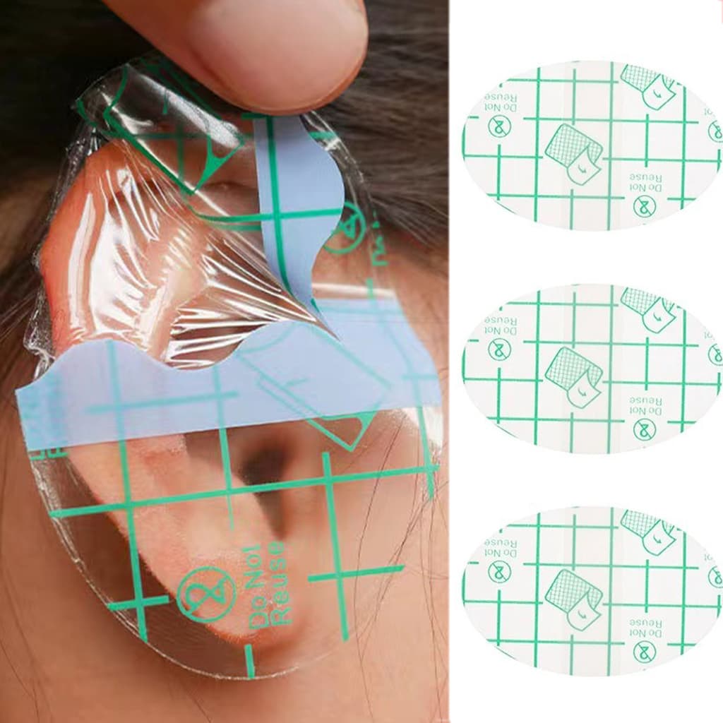 Kit 100pcs Adesivo Impermeável Protetor De Orelha Banho Natação Infantil