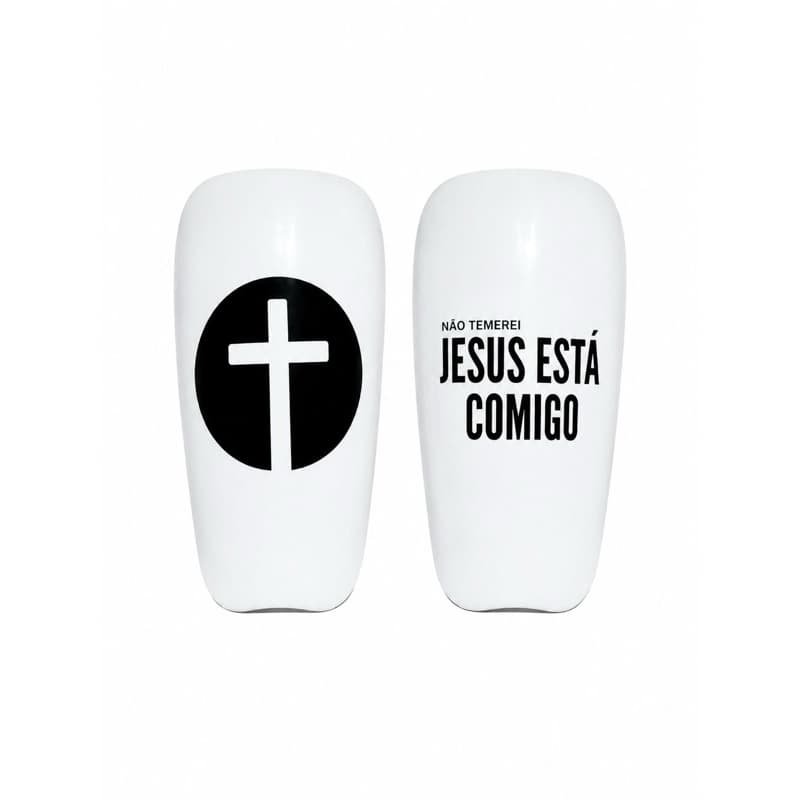 Caneleira Personalizada Jesus Está Comigo Futebol