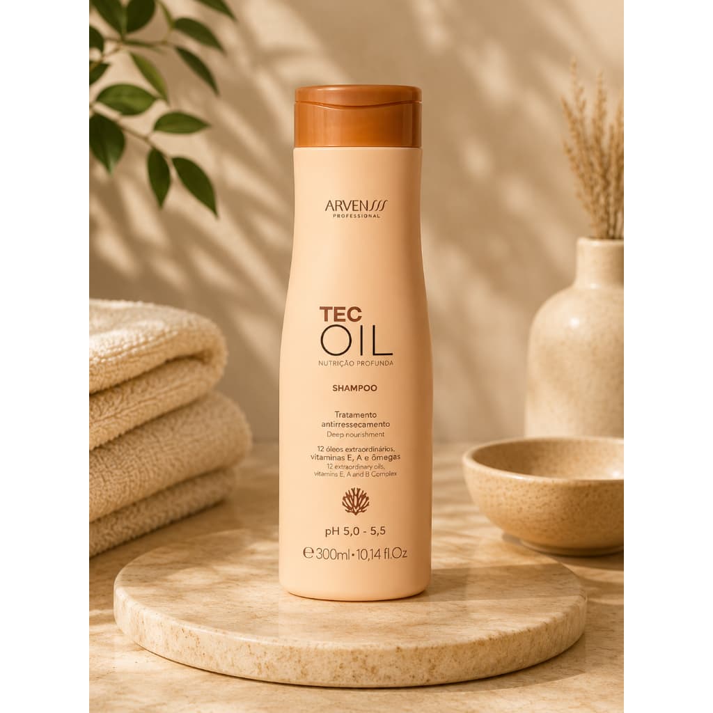 SHAMPOO TEC OIL ARVENSIS 300 ML - NUTRIÇÃO