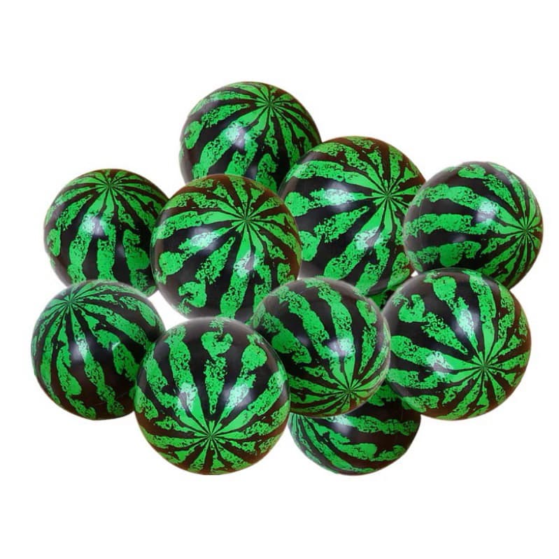PACOTE PROMOCAO COM  10/20/3040/50 Unidade  Bola De Vinil Modelo melancia 22cm Cores Mistas