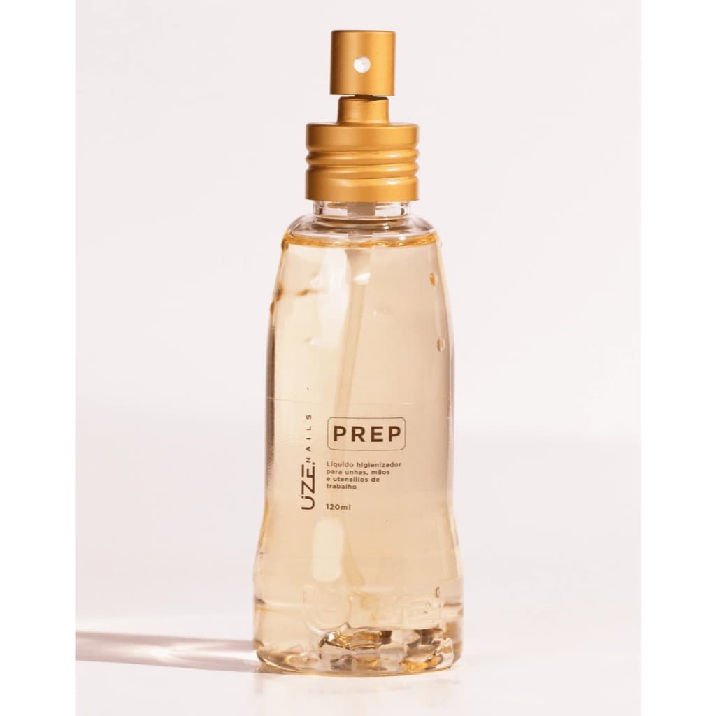 Prep Uze Nails 120ml Higienizador Profissional para Alongamento de Unhas e Gel-Prep 120ml Uze Nails