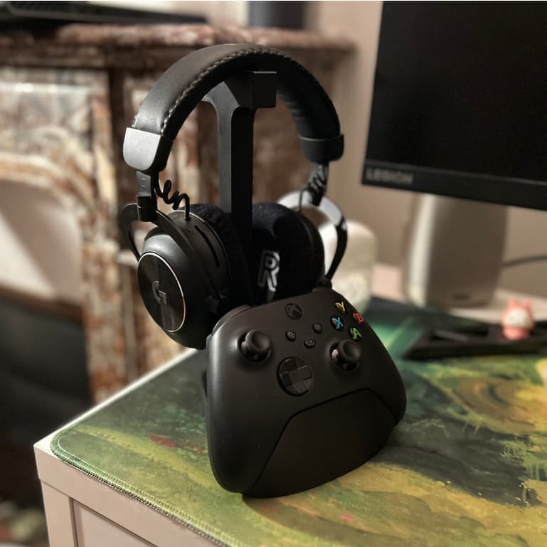 Suporte para Controle de Xbox e Fone de Ouvido