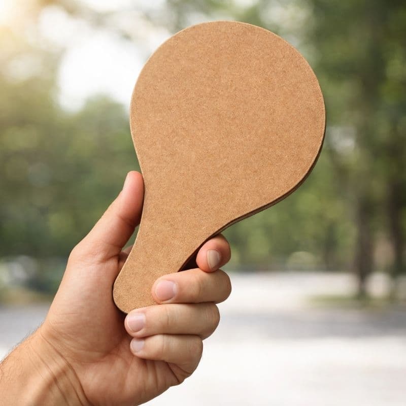 Kit 10 Raquetes mdf ping-pong crianças lembrancinhas