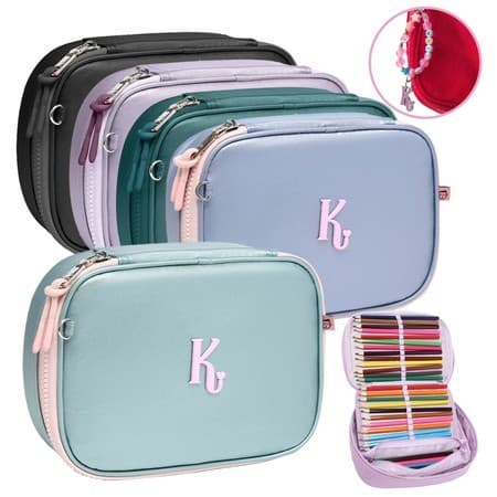 Estojo Original KIKA Box Organizador Grande Feminino Menina Escolar