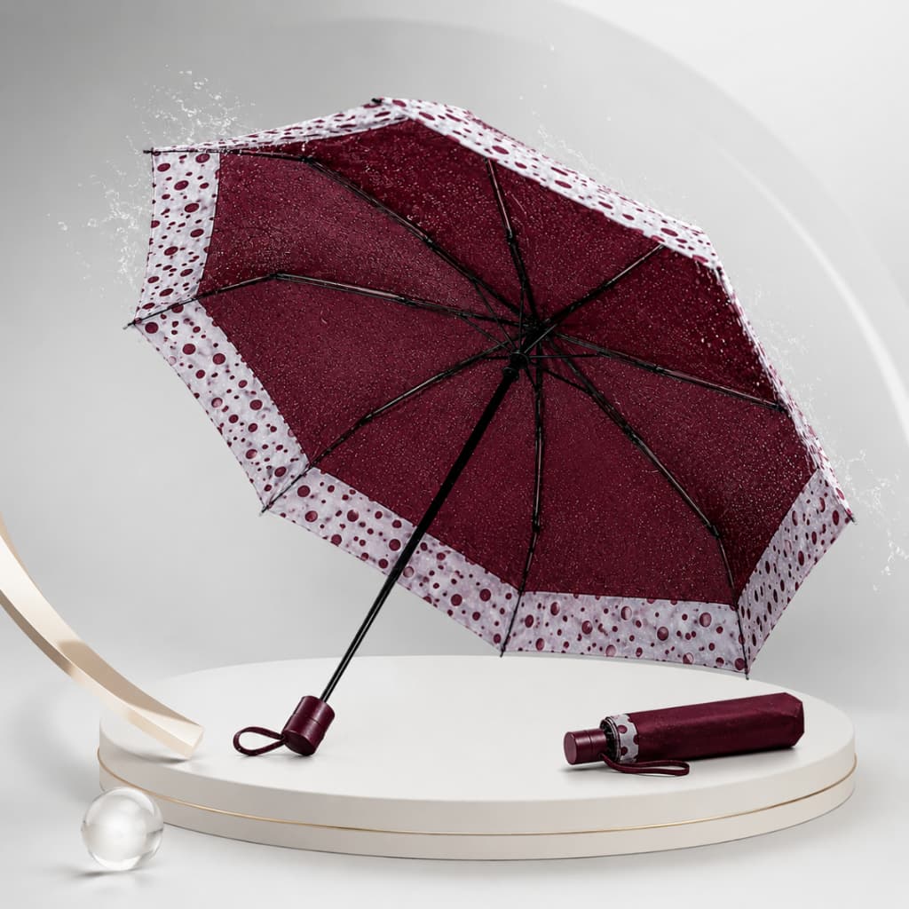 Guarda Chuva Reforçado Dobrável Portátil Resistente Compacto