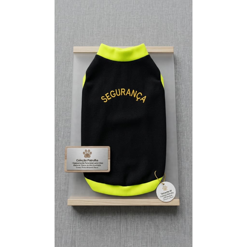 Roupinha Soft de Frio Tamanho 06 - Roupa preta Segurança para seu pet nesse Frio - Para Cachorro Pequeno Medio e Grande