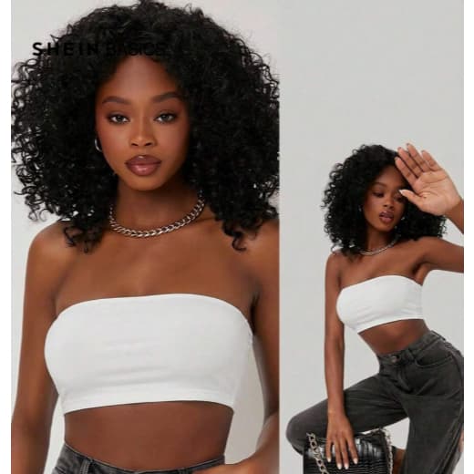 top cropped sem alça feminino top tomara que caia feminino cropped faixa feminino cor sólida cropped feminino básico lis