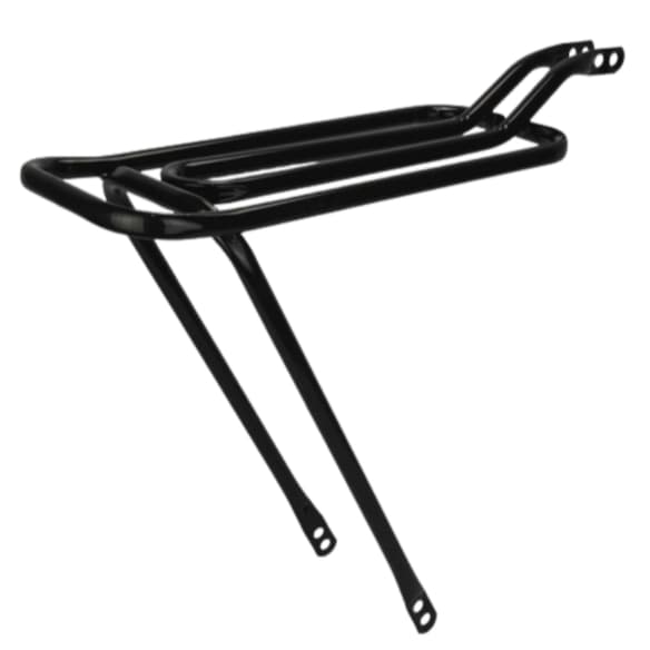 Bagageiro Tubular Garupeira Articulado Traseiro Preto para Bicicletas Aro 26 e 27,5