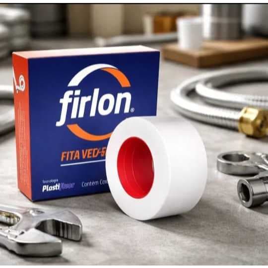 Fita Veda Rosca Teflon vários tamanhos | Firlon para vedação e rolo de fita branca envio imediato