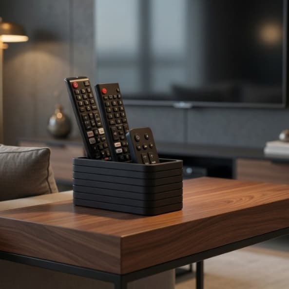 Organizador Porta Controle 3 Divisórias | Organizador para Sala | Controle Remoto Televisão | Controle Ar Condicionado