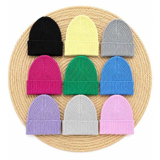 Touca Gorro Tricô Infantil Juvenil Unissex