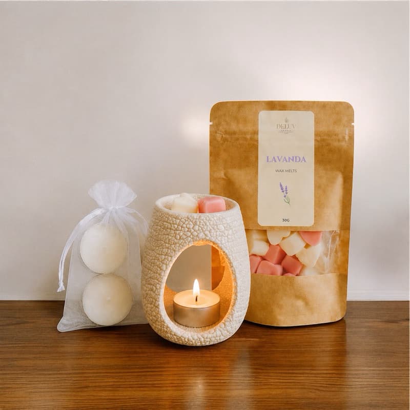 Kit Difusor aromatizador de ambientes + Wax Melts Perfumados | Ideal para Relaxar e Decorar| casa cheirosa