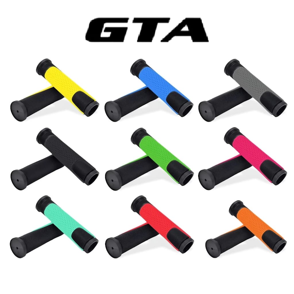 Par De Manopla Bicicleta GTA Punho Luva De Borracha Varias Cores Bike Mtb Bmx Aro 20/24/26/29 Macia