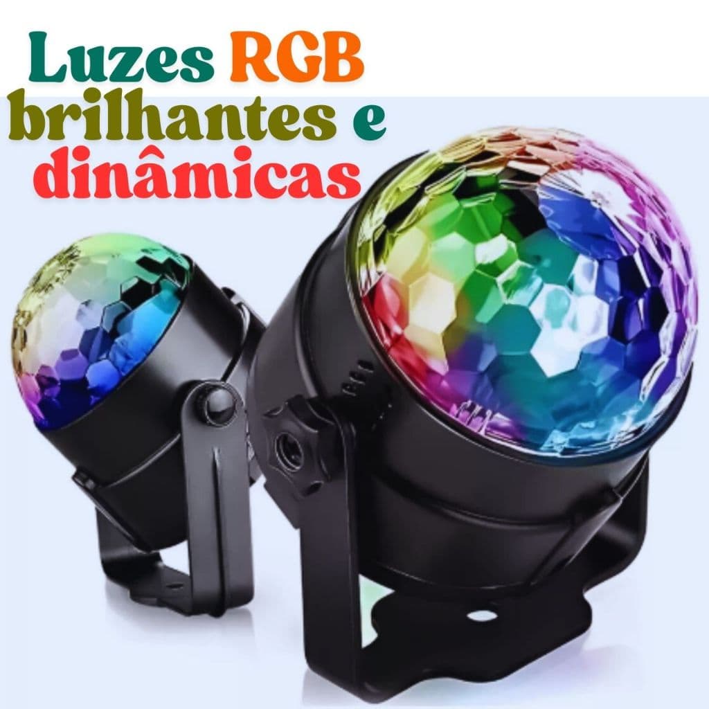 Lâmpada globo De Luzes para festas led colorida RGB baladas discoteca bivolt  110/220 volts