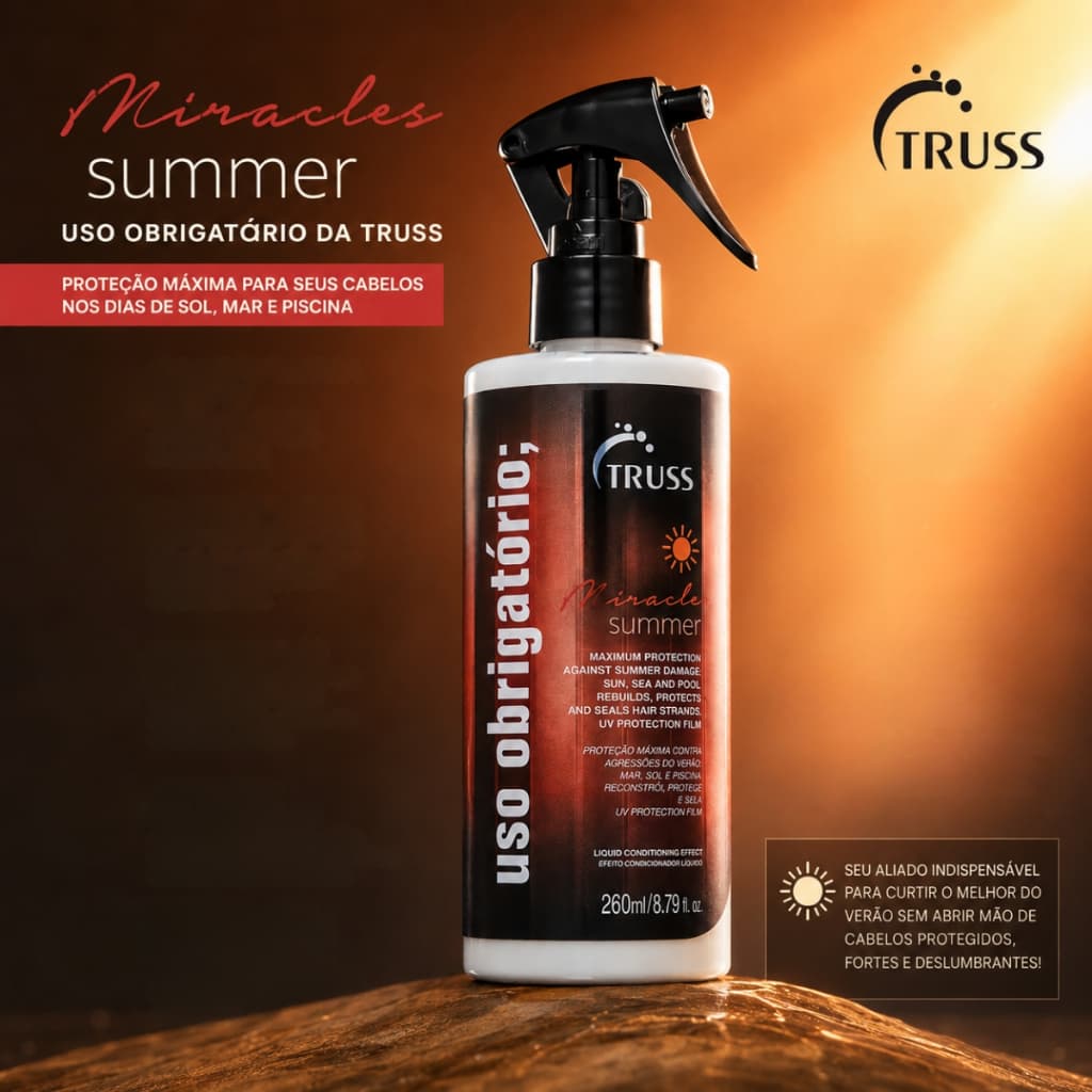 Truss Uso Obrigatório Miracle Summer - 260ml