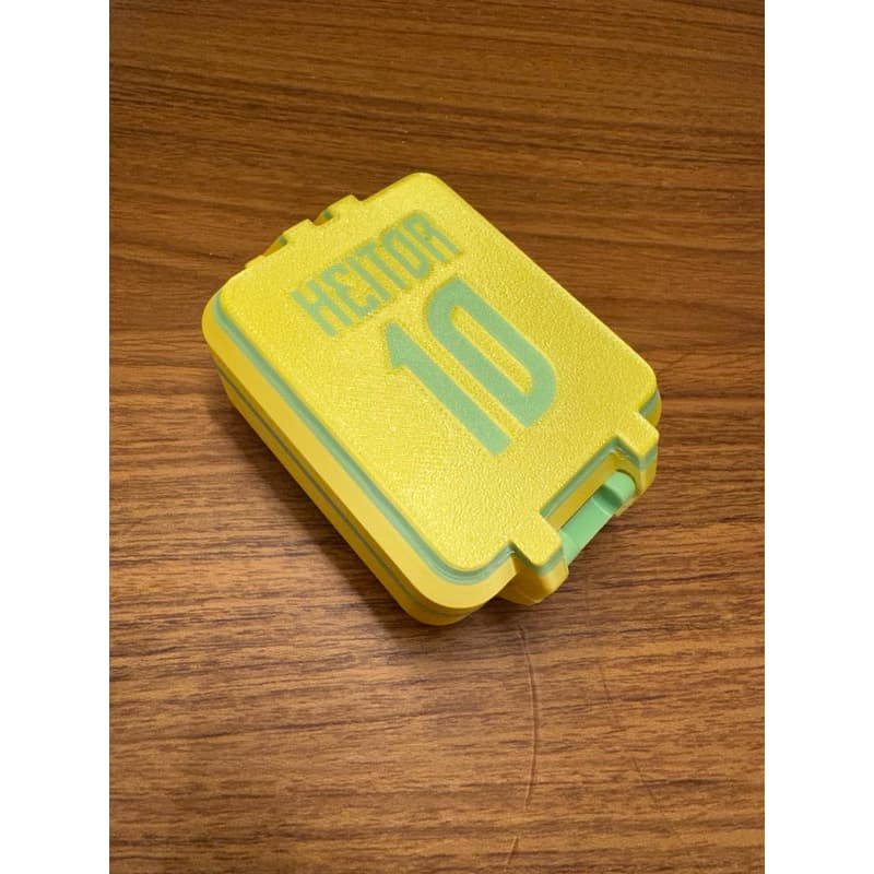 Caixa porta figurinha da Copa - Personalizável nome e número