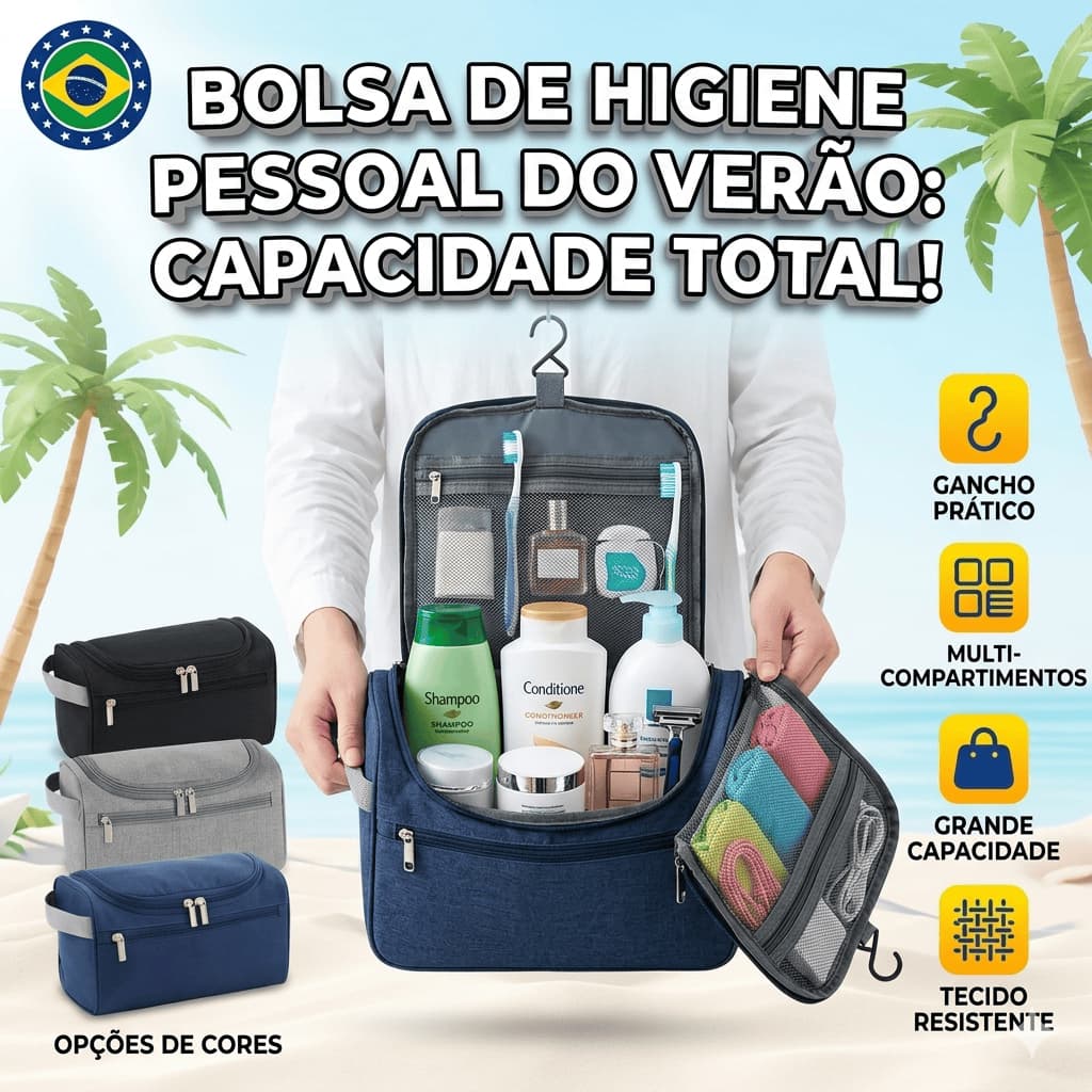 Mala Unissex Para Casais, Higiene E Maquiagem Na Mesma Viagem De Turismo