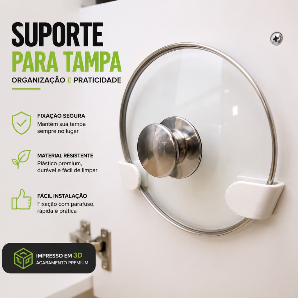 Suporte para tampa de panela
