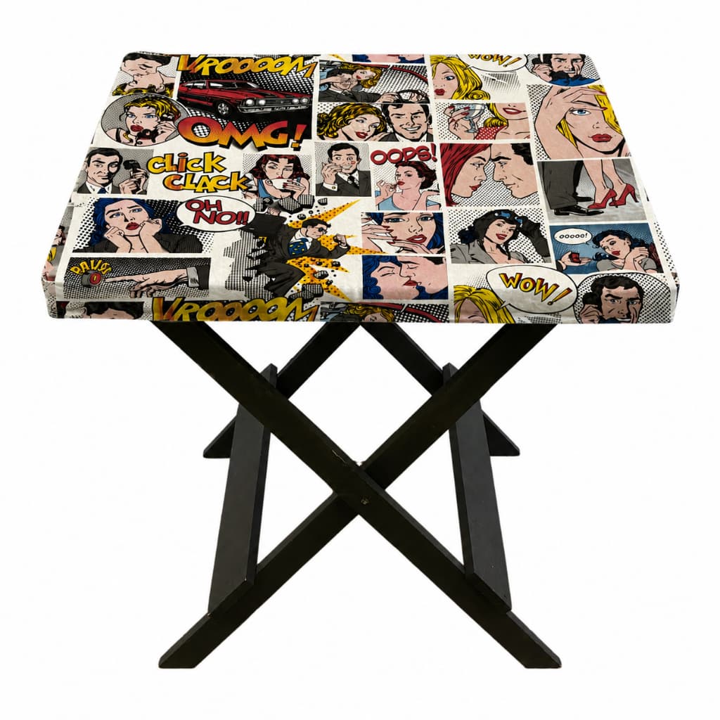 Capa para Mesa Corino Estampada Dobrável Impermeável Reforçada 60x60 e 70x70 Proteção e Durabilidade