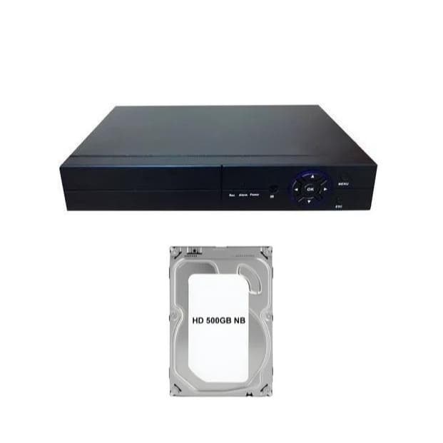 Dvr 8 Canais + Hd 500gb Gravador Full Hd 1080n App Xmeye