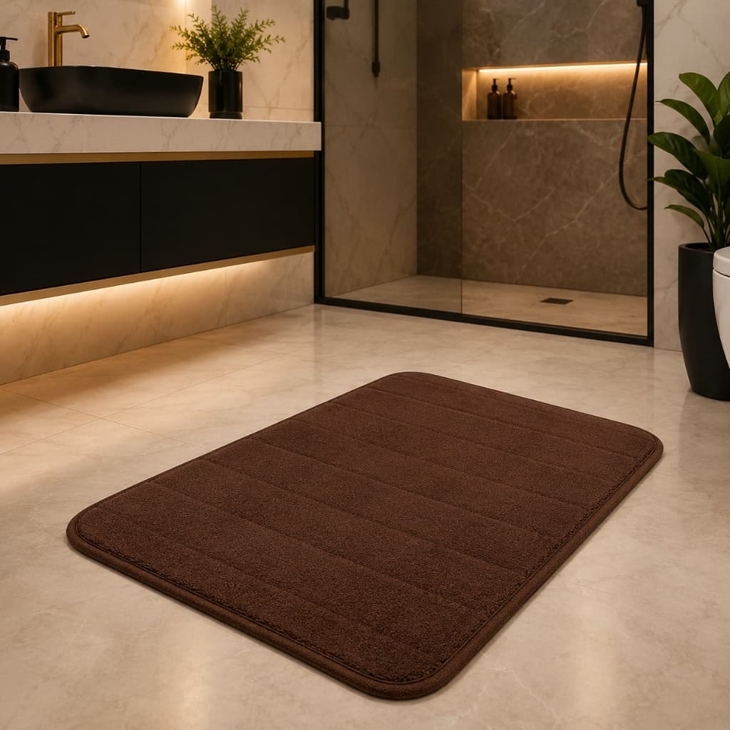 Tapete Banheiro Super Macio Antiderrapante Absorção Rápida