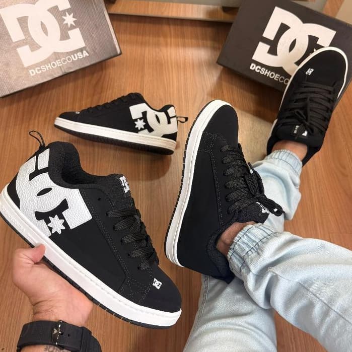 Lançamento Tênis DC Shoes Unissex para Skate  Estilo Conforto e Tendência em Promoção