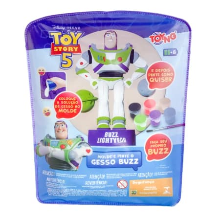 Molde E Pinte O Gesso - Disney - Toy Story - Buzz - Toyng
