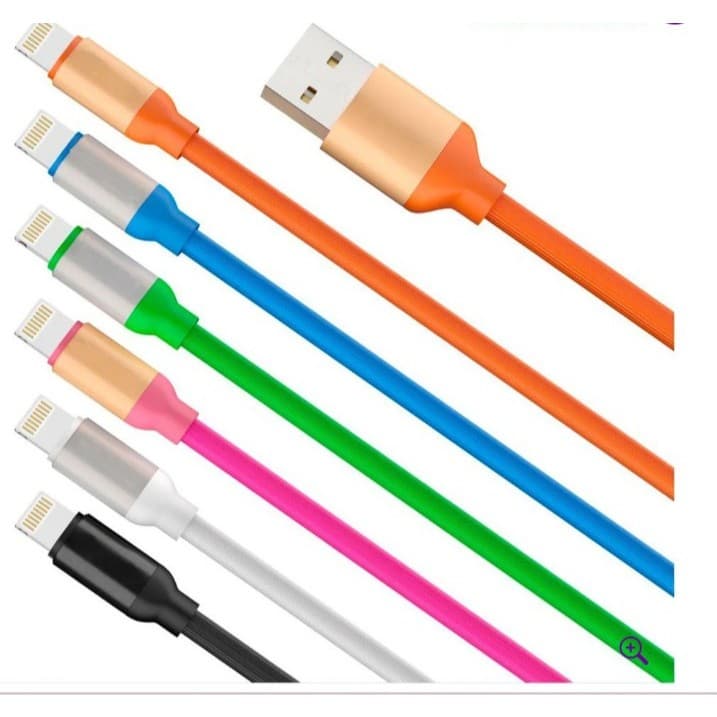 cabo emborrachado para celular tipo iphone