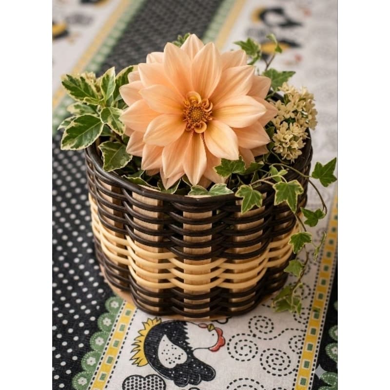 Cachepô madeira sintético para plantas decorativo .