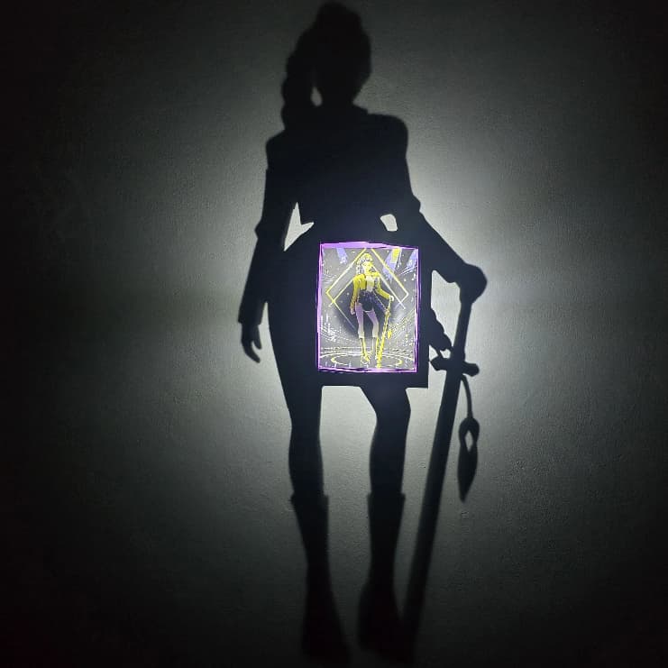 Luminária de Sombra Rumi | KPop Demon Hunters