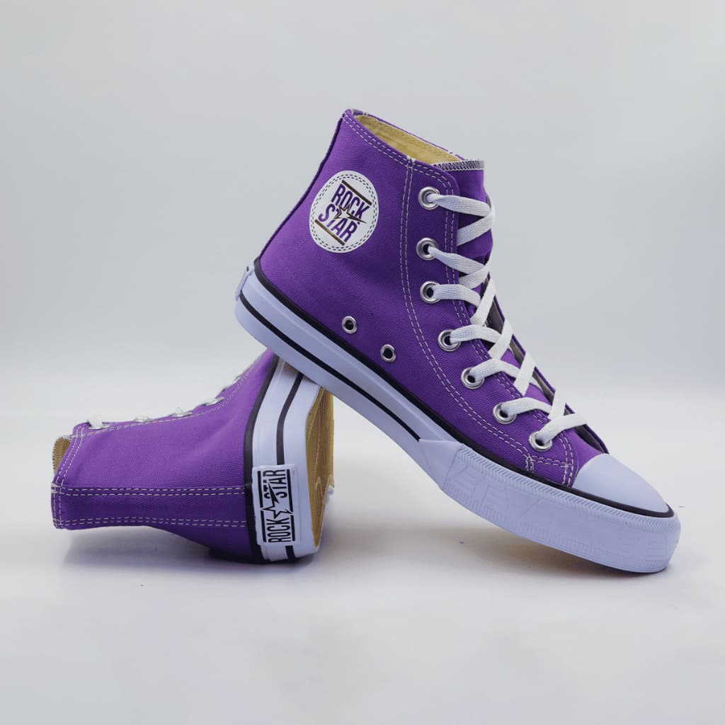 Tênis Infantil Feminino Cano Alto Com Cadarço Confortavel Classico e Qualidade