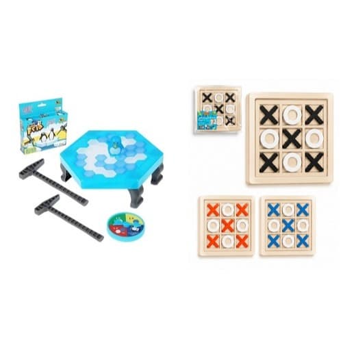 Kit 2 Jogos(Pinguim Numa Fria+Jogo Da Velha) Educativo E Interativo