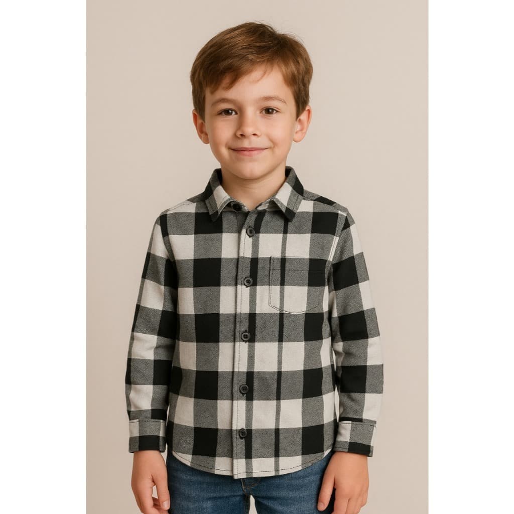 Camisa Xadres Festa junina Masculina Feminina Flanelada