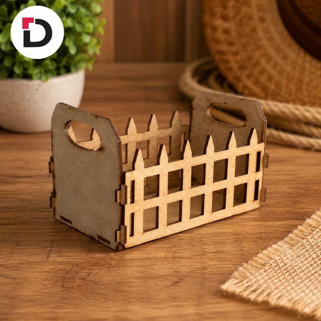 Kit Caixote De Feira Lembrancinha Decorativo Cerquinha MDF Decoração Festa Junina Aniversário Decoração COUNTRY