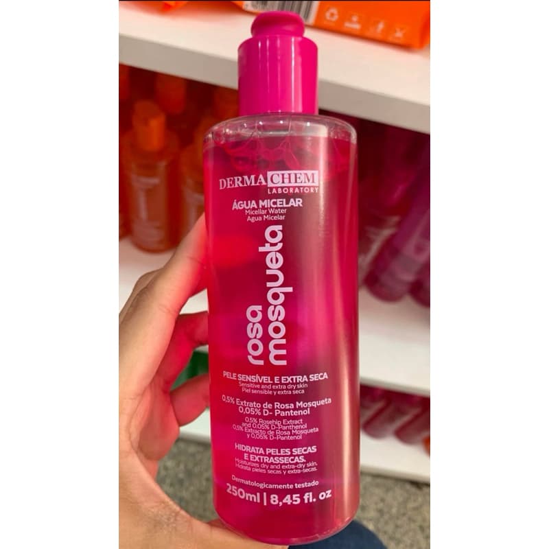 Água Micelar Rosa Mosqueta Dermachem – 250ml