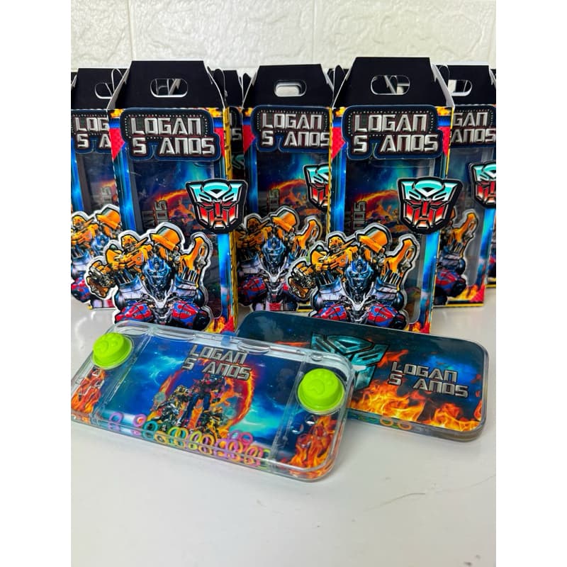 Aquaplay transformers Personalizado Jogo De Argolas | Lembrancinha Festa Infantil | Fazemos Todos Os Temas