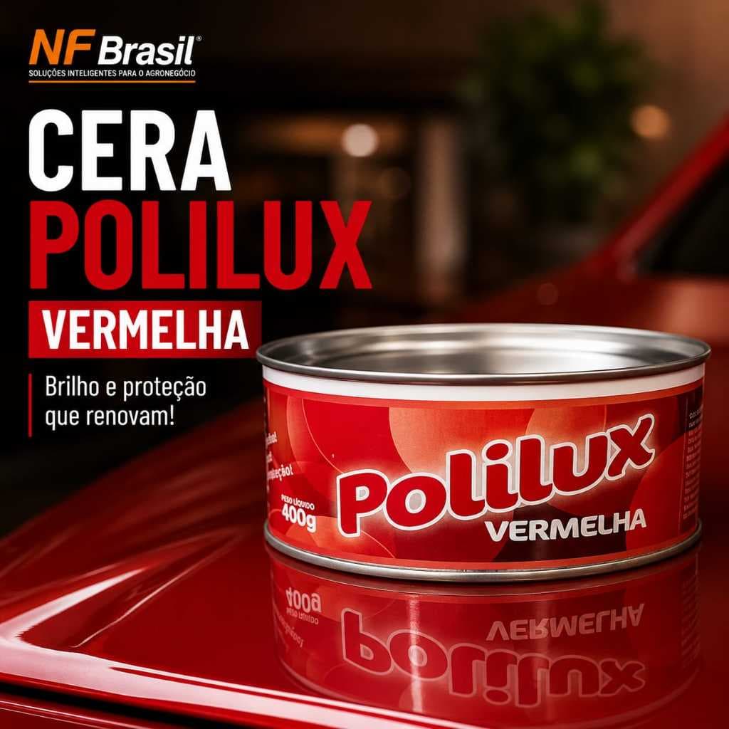 Cera Polilux Pasta P/ Madeira Vermelha