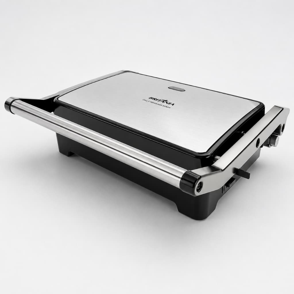 Grill Sanduicheira Britânia 2 em 1 BGR28A com Abertura 180º 127V/220V