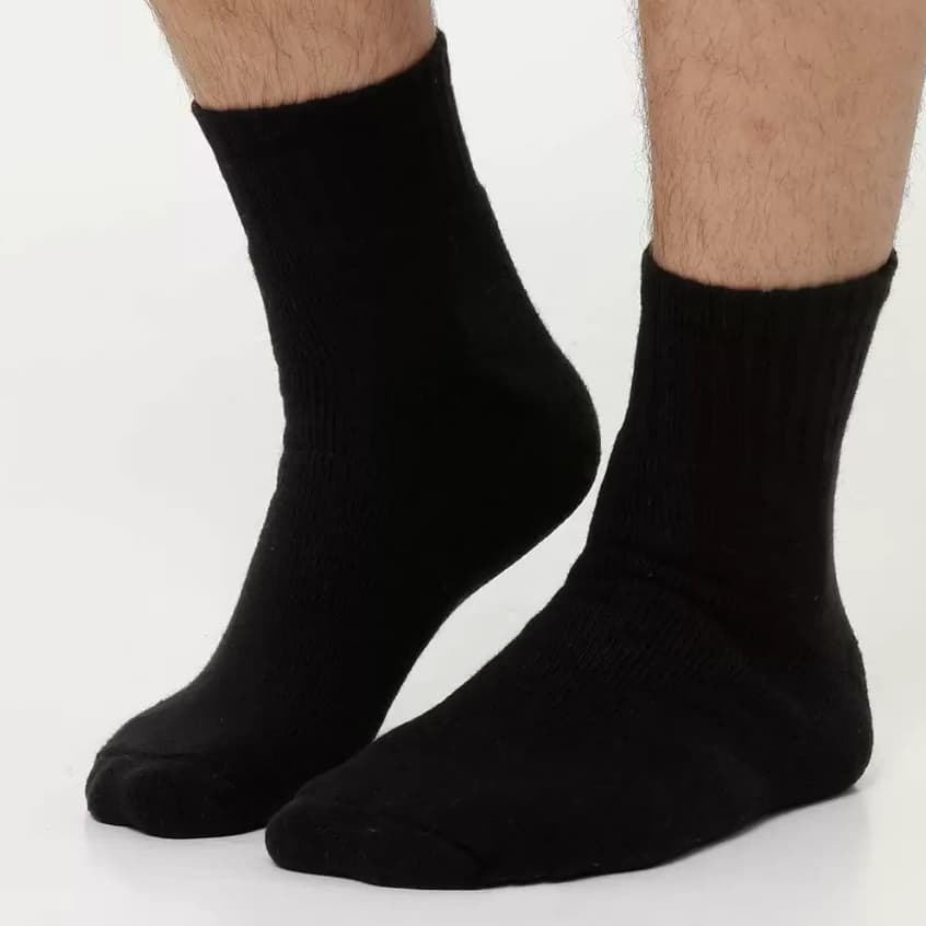 Meia Masculina Algodão Adulto Cano Longo Cano Alto Cores Sortidas