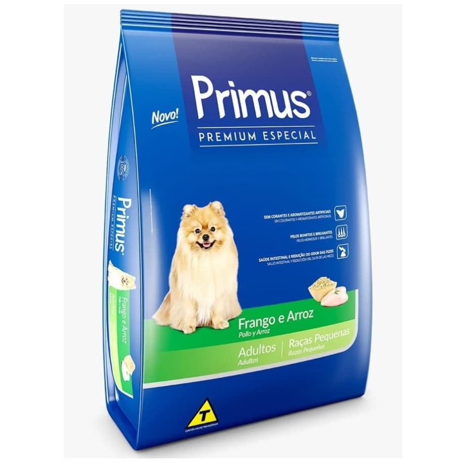 Ração para  Cães Adultos Primus Gold Raças Pequenas E Mini 15kg  Frango Arroz