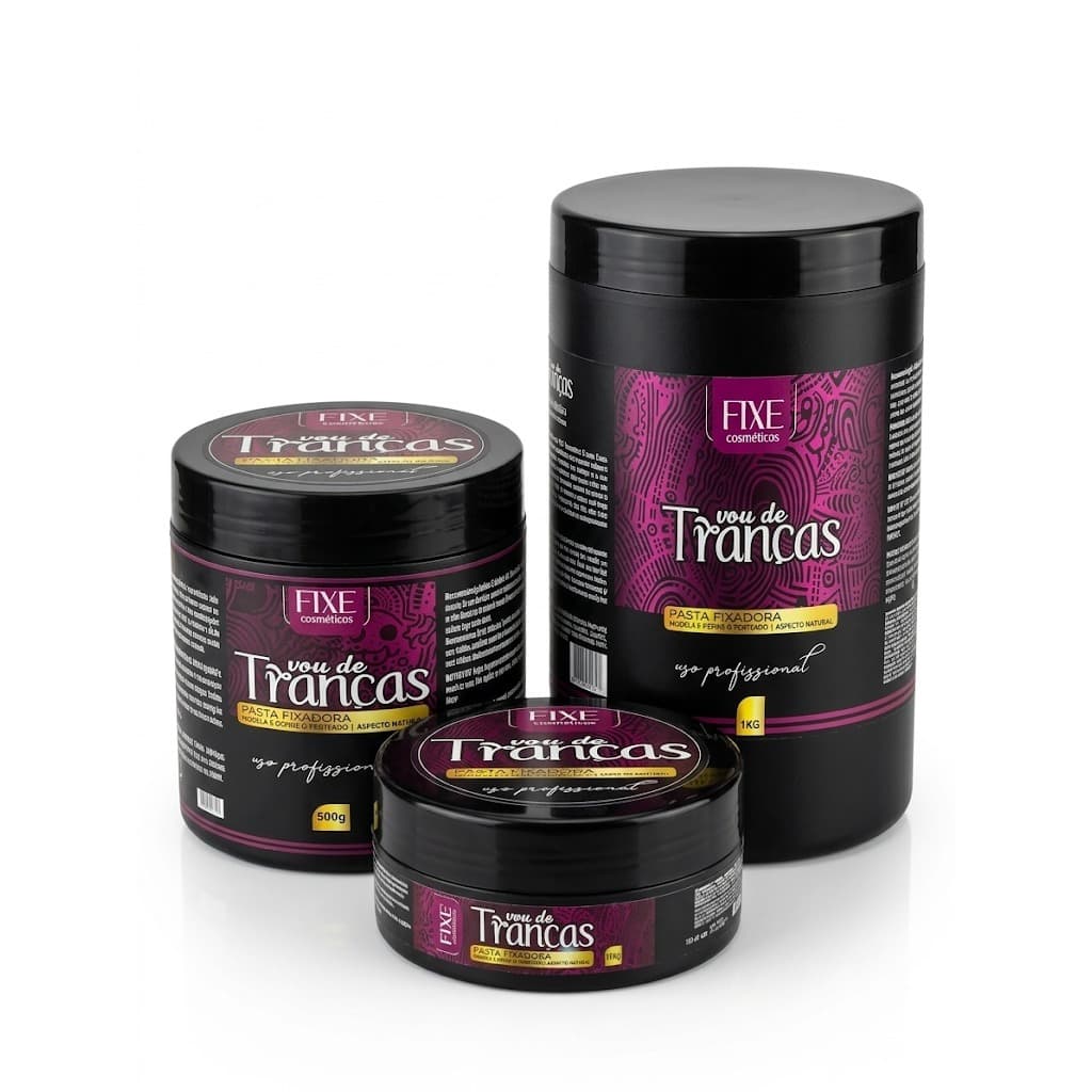 PASTA MODELADORA VOU DE TRANÇAS-ASPECTO NATURAL E ALTA FIXAÇAO 150G-1KG