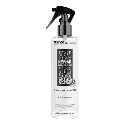 Sanitizante New Ar Sem Perfume 250ml Alcance Elimina Odores