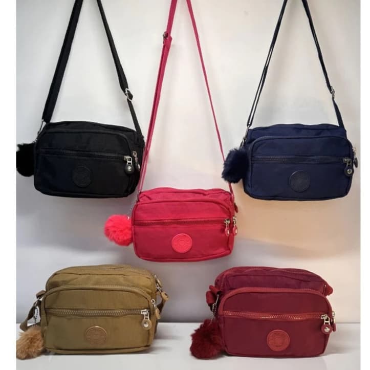 Bolsa Feminina Pequena nylon Transversal Casual ,trabalho, passeio uso dia dia + chaveiro